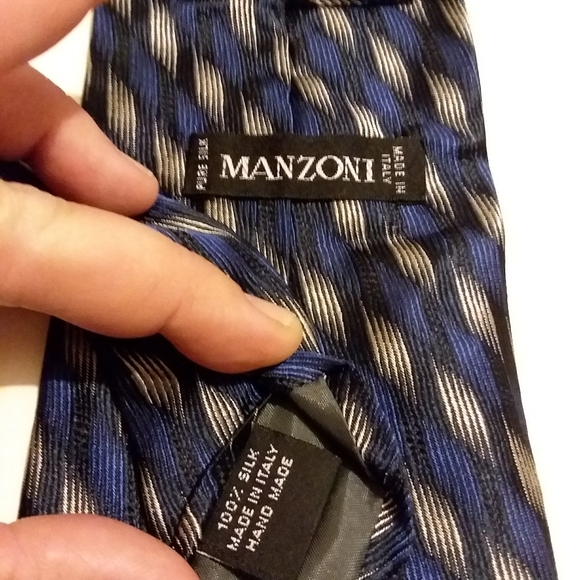 Manzoni 100% Silk Tie - Picture 2 of 2